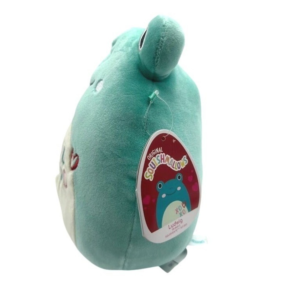Squishmallows 8" Ludwig Frog Plush Toy XO Heart Stuffed Animal New - Picture 2 of 6